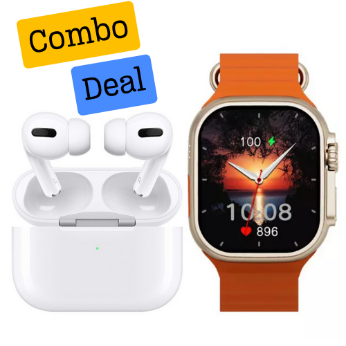 Combo Deal Aipods Pro 2 and T800 Ultra Smart Watch