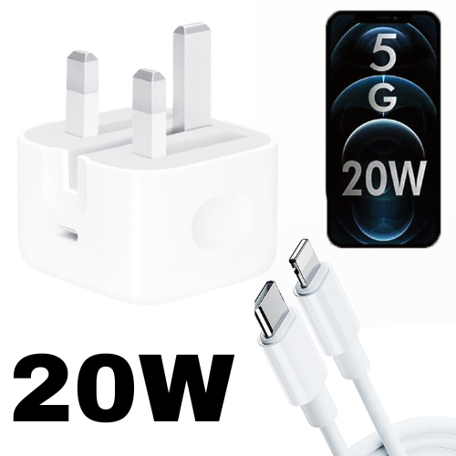 iPhone 20w Charger USB-C Fast Charger For Apple iPhone